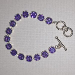 Purple Crystal Bracelet